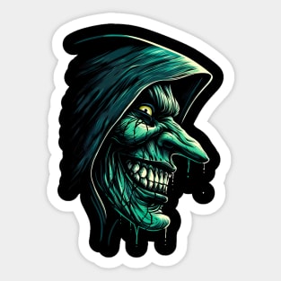 Halloween Witch Sticker